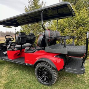 2025 Madjax X-Series Cherry Red Metallic Limo - 105 AH Lithium